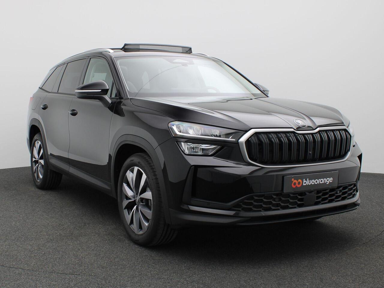 Skoda Kodiaq 1.5 TSI PHEV Business Edition Plus 204PK DSG Pano-Schuifdak, Trekhaak, 19" LM Velgen, Stoelverwarming, Memorystoel, Achteruitrijcamera, Keyless, Side Assist, Elektr. Achterklep