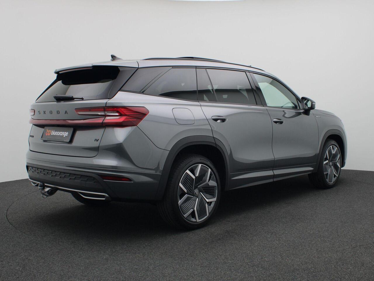 Skoda Kodiaq 1.5 TSI PHEV Sportline Business 204PK DSG Pano-Schuifdak, Trekhaak, Dynamic Chassis, 20" LM Velgen, Stoel-Stuurverwarming, Memorystoelen, Canton Audio, Elektr. Achterklep, Winterpakket
