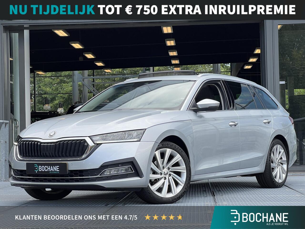 Skoda OCTAVIA Combi 1.0 e-TSI Business Edition Automaat 110PK | Panoramadak | Trekhaak | Adaptieve Cruise Control