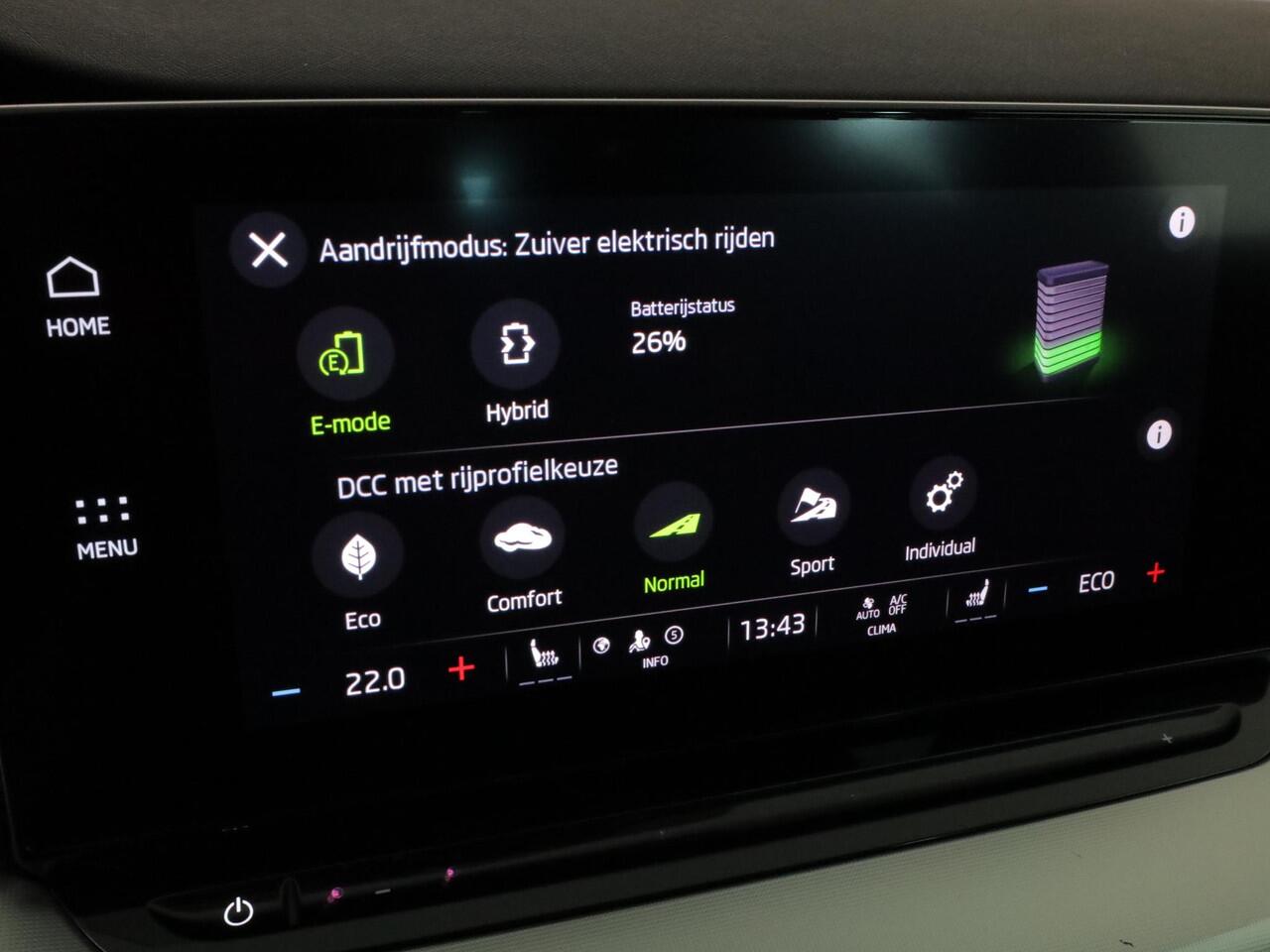 Skoda OCTAVIA Combi 1.4 TSI iV PHEV Business Edition Plus 204pk| Navi| trekhaak| 18'LM-velgen |verwarmde stln+voorruit| SOH 94%