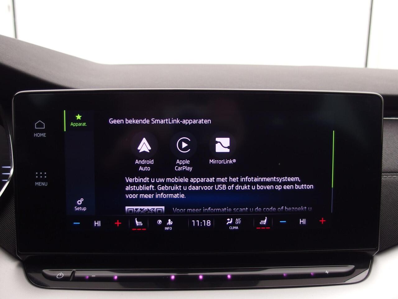 Skoda OCTAVIA Combi 2.0 TDI AUTOMAAT / FULL LED / KEYLESS / VIRTUAL / CARPLAY / CAMERA / STOELVERW / HEAD-UP