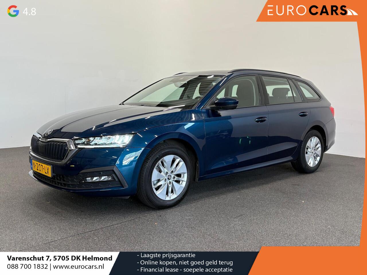 Skoda OCTAVIA Combi 1.0 e-TSI Business Edition Navigatie Apple Carplay/Android Auto Parkeersensoren Adaptive Cruise Control Virtual Cockpit Full Led Climate Control Lichtmetalen velgen