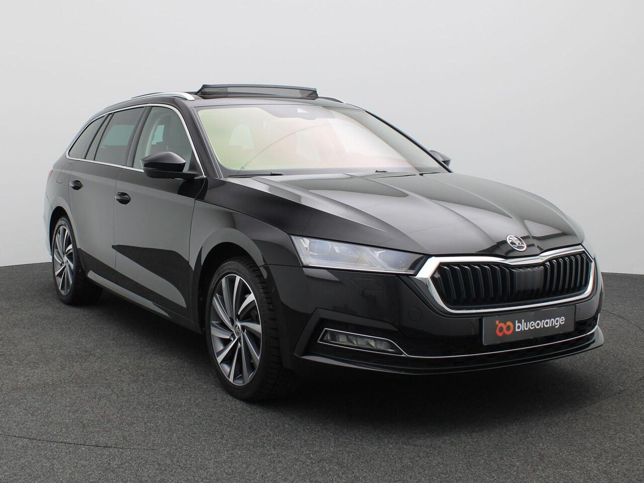 Skoda OCTAVIA Combi 1.4 TSI iV PHEV Business Edition Plus 204PK DSG Pano-Schuifdak, Leder, Trekhaak, Head-Up Display, Memorystoel, Virtual Pedal, 18" LM Velgen, Keyless, Matrix LED-Verlichting