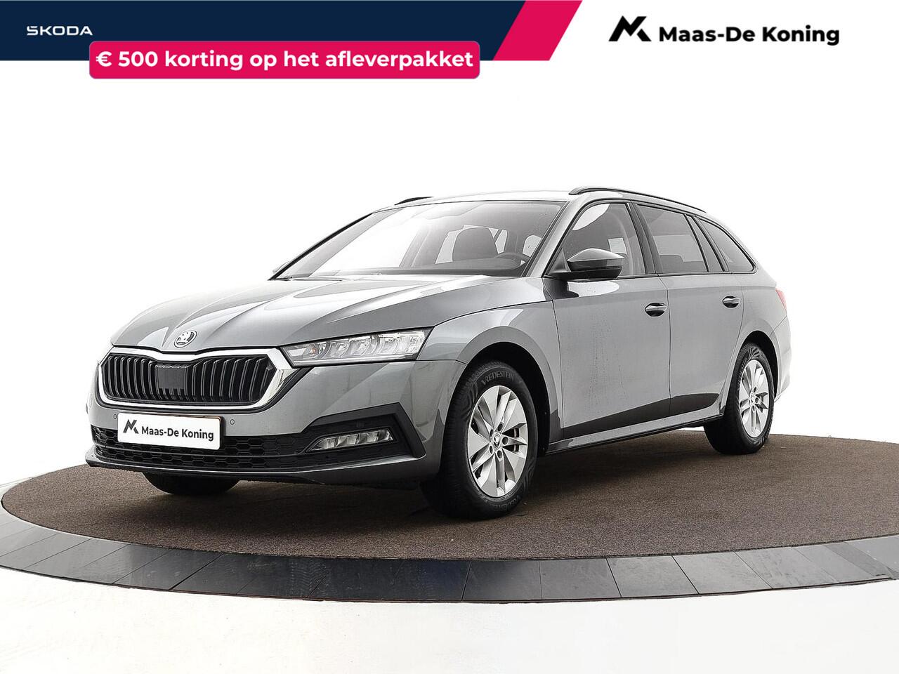 Skoda OCTAVIA Combi 1.0 TSI 110pk Business Edition · Apple/Android Car Play · Navigatie · P-Sensoren · Elek. Achterklep · Cruise Control · 16'' Inch · Garantie t/m 27-09-207 of 100.000km
