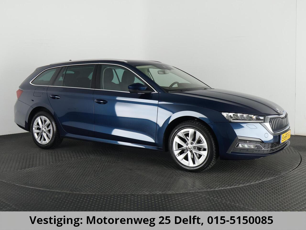 Skoda OCTAVIA Combi 1.5 e-TSI HYBRID BUS.PLUS 150 PK 1e EIG AUTOMAAT SCHUIF/KANTEL PANORAMADAK.GROTE WEG KM !