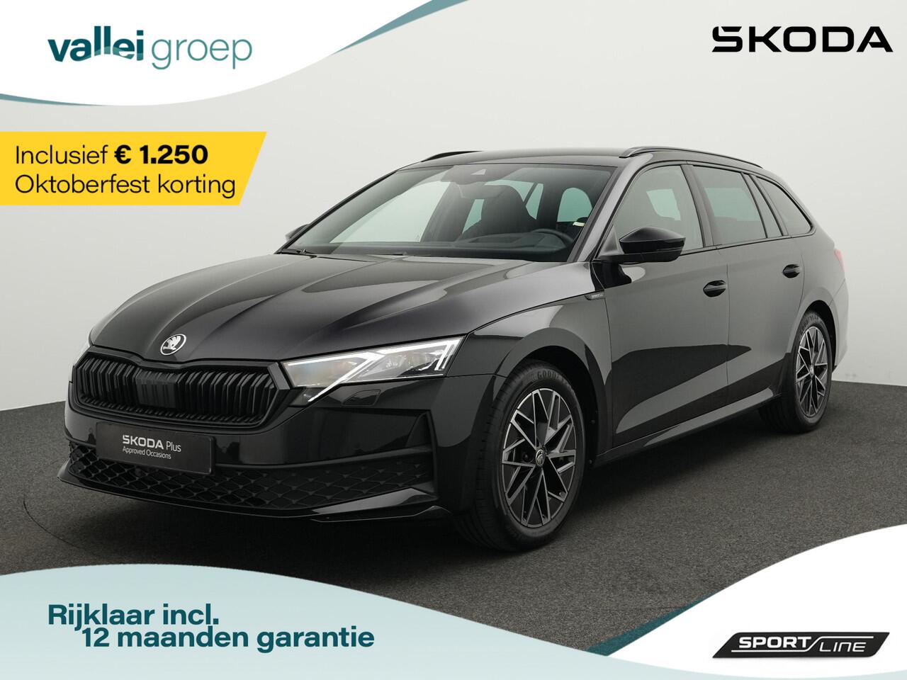 Skoda OCTAVIA Combi 1.5 TSI 150 pk DSG MHEV Sportline Business | Matrix LED | Head-up display | Achteruitrijcamera | Navigatie | Stoelverwarming
