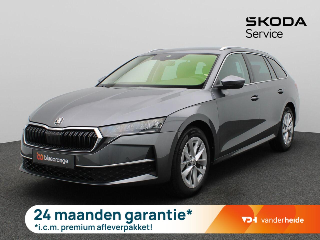 Skoda OCTAVIA Combi 1.5 TSI MHEV Business Edition Plus 150PK DSG Achterruitrijcamera, Adaptieve Cruise Control, Stoelverwarming voor & achter, Stuurwielverwarming, Alarm, Keyless, Full LED, Lane Assist, Navi via Apple Carplay/ Android Auto, 17" LM Velgen