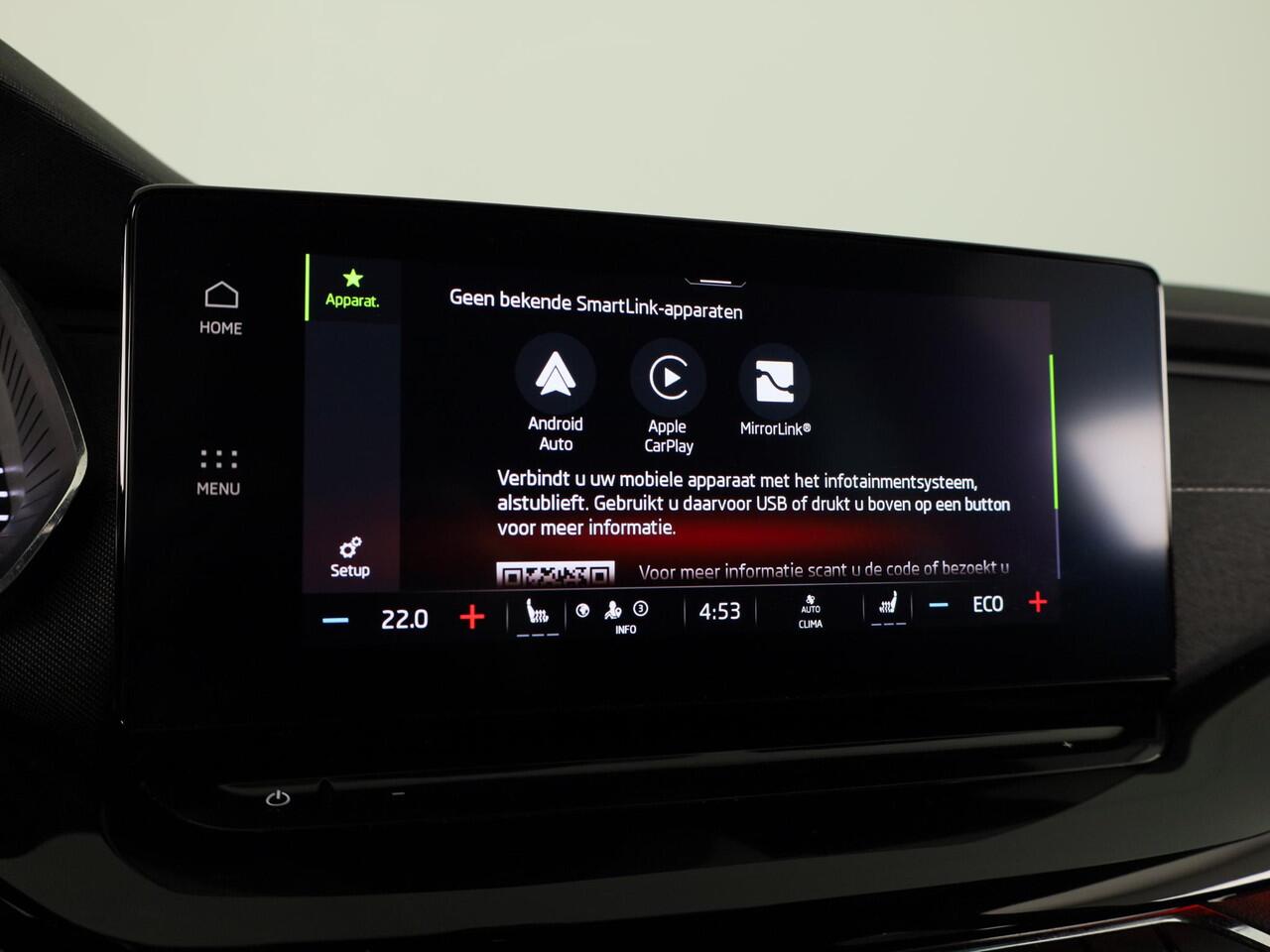 Skoda OCTAVIA Combi 1.4 TSI iV PHEV Sportline Business 204 pk Automaat (DSG) | Verlengde garantie | Navigatie | Parkeersensoren | Adaptieve cruise control | Stoelverwarming |