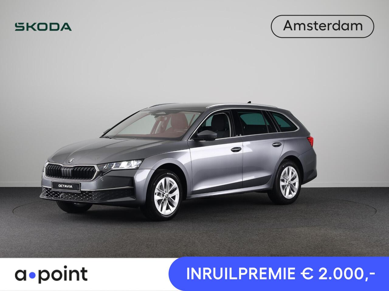 Skoda OCTAVIA Combi Business Edition Plus m-HEV 1.5 TSI 115 pk 7 versn. DSG | Trekhaak | Stoel- & Stuurverwarming | 13 inch Display | Adaptive Cruise Control |