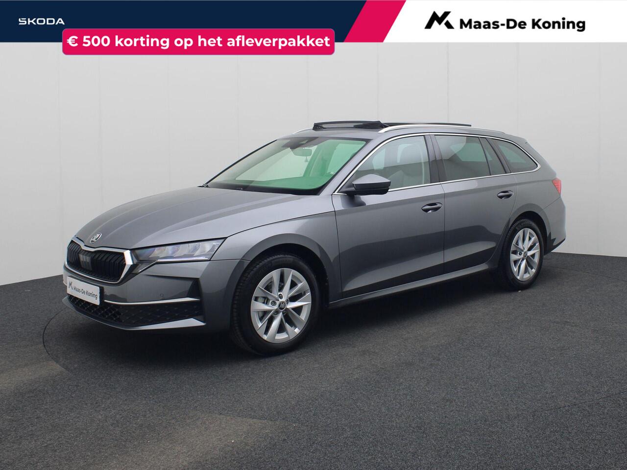 Skoda OCTAVIA Combi 1.5TSI/150PK MHEV Selection DSG · Panoramadak · Apple/Android Car Play · Camera + Parkeersensoren · Garantie tot februari 2029 of 60.000km