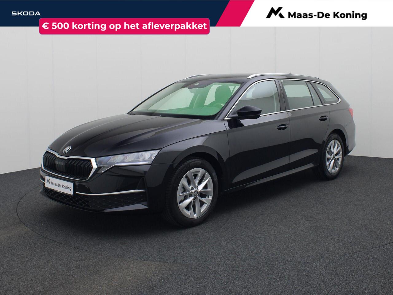 Skoda OCTAVIA Combi 1.5eTSI/150PK MHEV Selection DSG · Camera + Parkeersensoren · Stoel-/stuurverwarming · Trekhaak · Garantie tot januari 2027