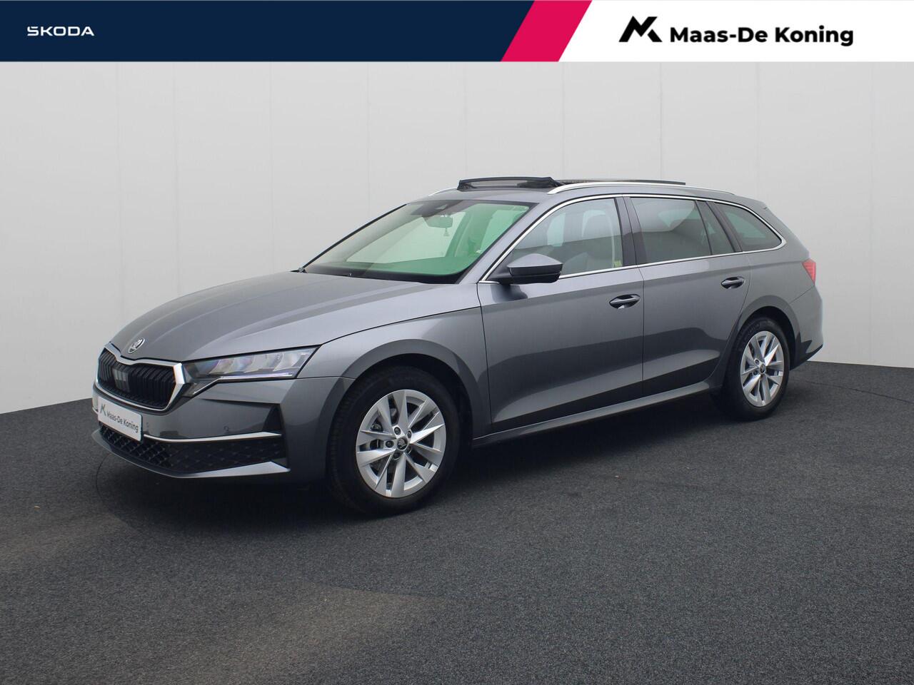 Skoda OCTAVIA Combi 1.5TSI/150PK MHEV FL Selection DSG · Panoramadak · Navigatie · Zittingen- & stuurverwarming · Apple/Android Car Play · Garantie tot februari 2029 of 60000km
