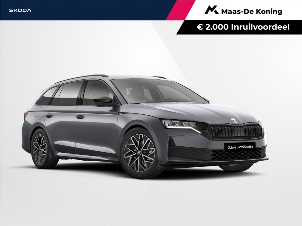 Skoda OCTAVIA combi Sportline Tour 1.5 TSI m-HEV 110 kW / 150 PK Combi | Graphite Grey | 2000,- inruilvoordeel!!