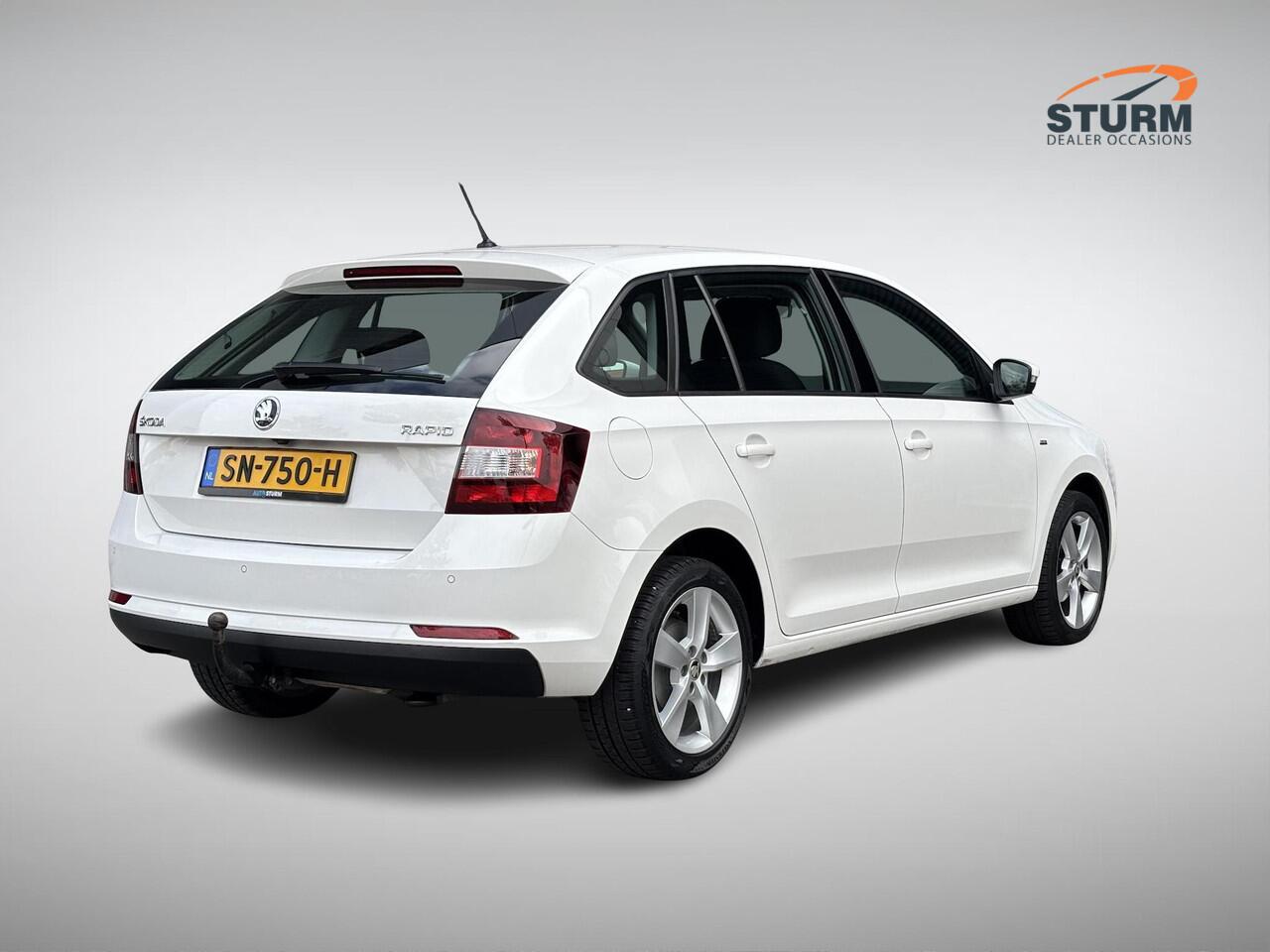 Skoda RAPID Spaceback 1.0 TSI Greentech Clever | Trekhaak | Navigatie | Stoelverwarming | Cruise & Climate Control | Park. Sensor | DAB | Rijklaarprijs!