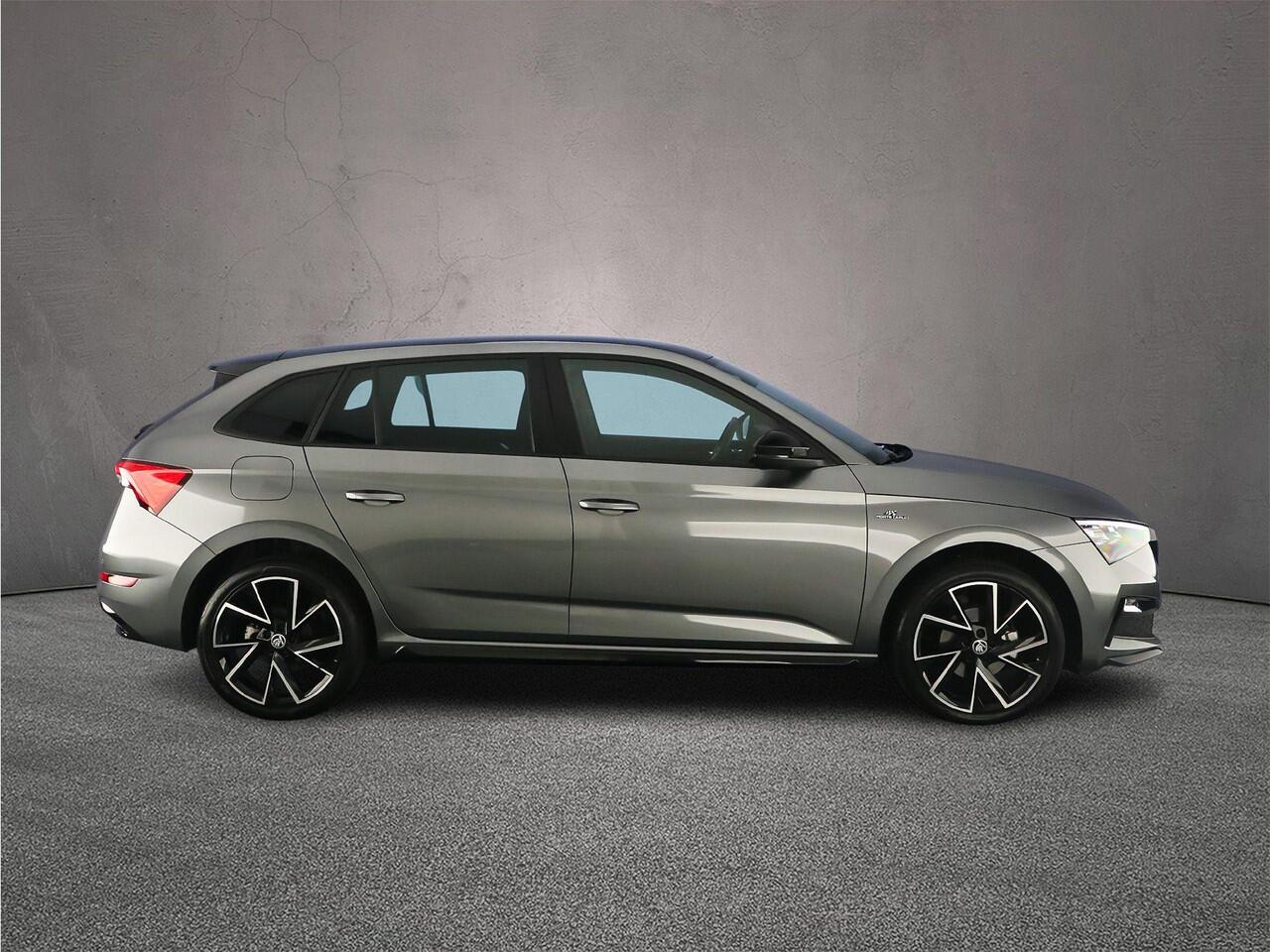 Skoda SCALA Monte Carlo 1.0 TSI 115pk DSG Automaat Panoramadak, Achteruitrijcamera, Cruise control, Stoelverwarming, App connect, LED koplampen, Airco, DAB, Parkeersensoren