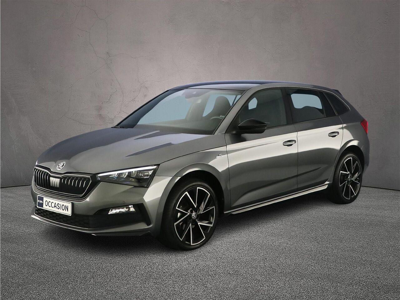 Skoda SCALA Monte Carlo 1.0 TSI 115pk DSG Automaat Panoramadak, Achteruitrijcamera, Cruise control, Stoelverwarming, App connect, LED koplampen, Airco, DAB, Parkeersensoren