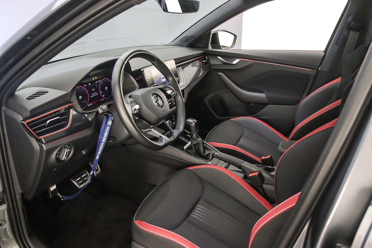 Skoda SCALA Monte Carlo 1.0 TSI 115pk DSG Automaat Panoramadak, Achteruitrijcamera, Cruise control, Stoelverwarming, App connect, LED koplampen, Airco, DAB, Parkeersensoren