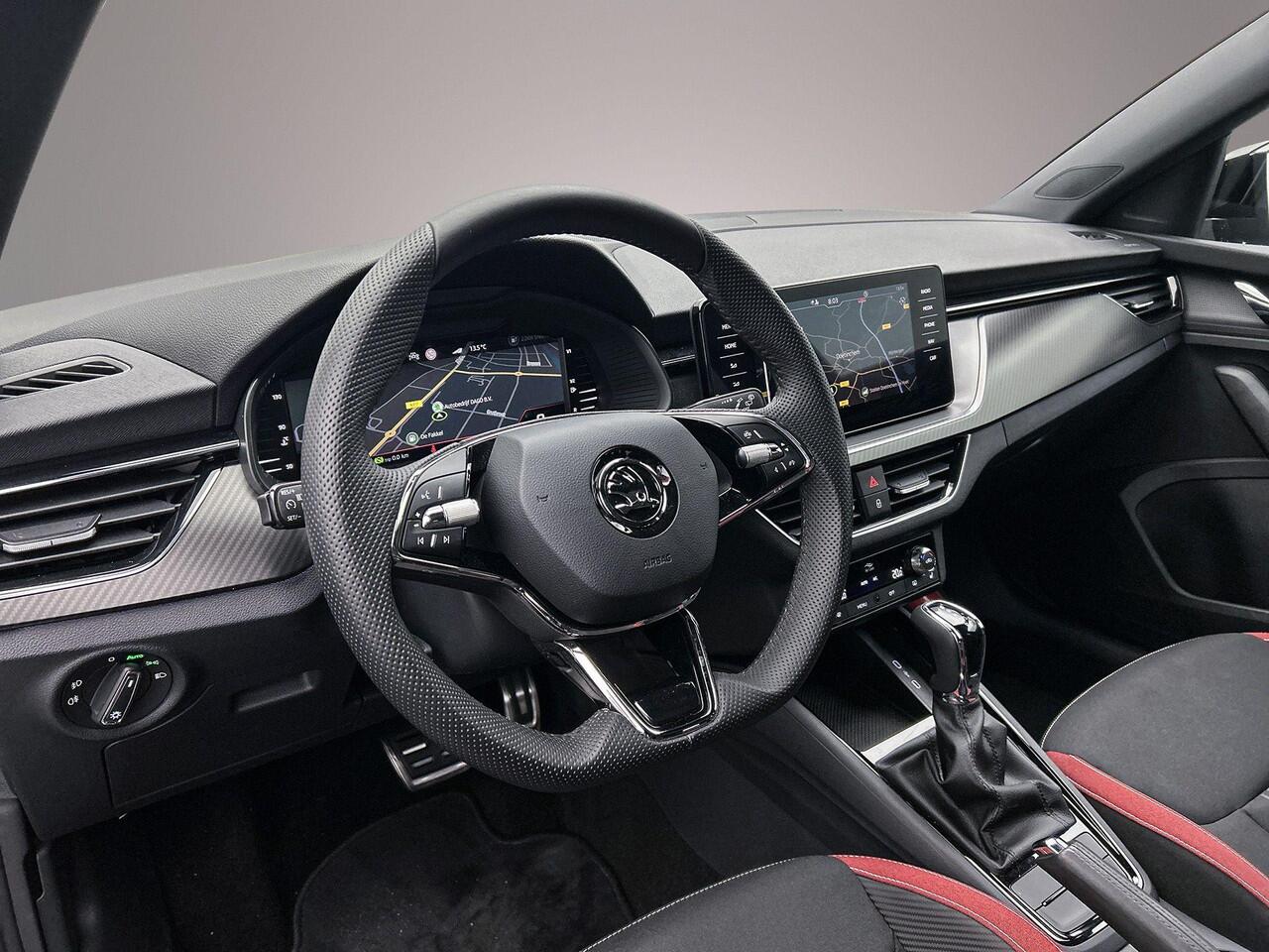 Skoda SCALA Monte Carlo 1.5 TSI 150pk DSG Automaat Panoramadak, Achteruitrijcamera, Navigatie, Stoelverwarming, Cruise control, Airco, App connect, Parkeersensoren, LED verlichting