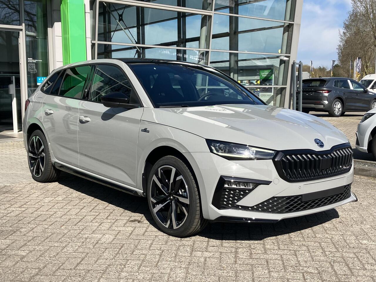 Skoda SCALA Monte Carlo 1.0 TSI 115 PK | 3500,- Inruilpremie | 18" lichtmetalen velgen | Winterpakket | Panorama dak | LED-Matrix