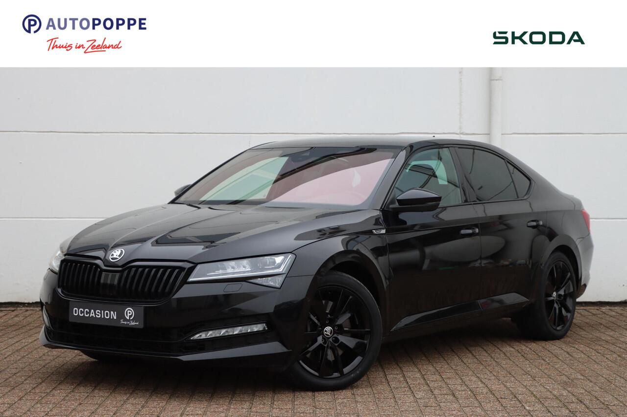 Skoda SUPERB 2.0 TSI 4x4 Sportline Business 280pk DSG7 | Trekhaak | Memory | Voor+achter stoelverwarming | Canton | Carplay