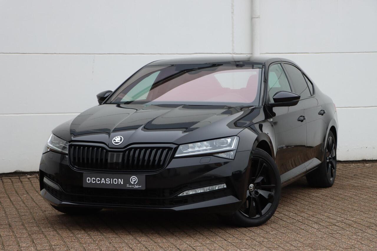Skoda SUPERB 2.0 TSI 4x4 Sportline Business 280pk DSG7 | Trekhaak | Memory | Voor+achter stoelverwarming | Canton | Carplay