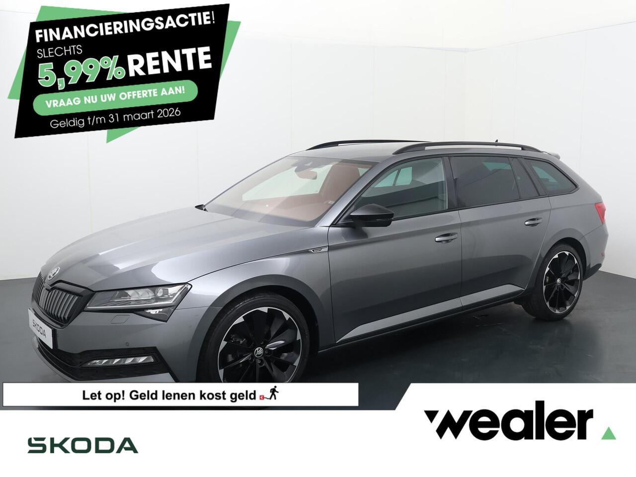 Skoda SUPERB Combi 1.4 TSI iV Sportline Business | 218 PK | Adaptive cruise control | Achteruitrijcamera | Climate control | Virtual Pedal achterklep |