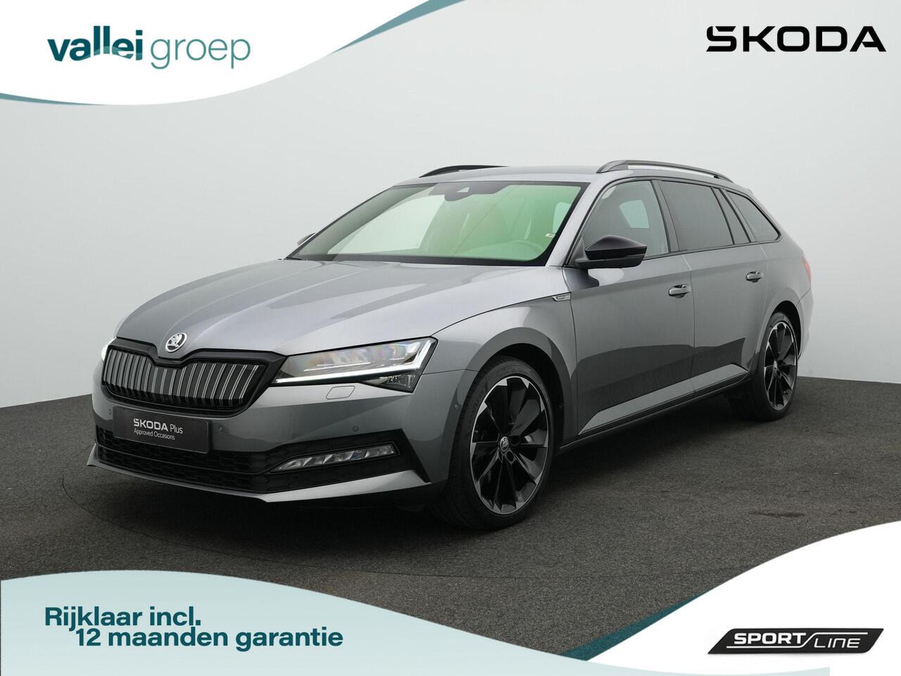 Skoda SUPERB 1.4 TSI iV 218 pk Sportline | Trekhaak | Geheugenstoelen | Navigatie Columbus | Adaptief onderstel | 360 Camera | Matrix LED | Canton