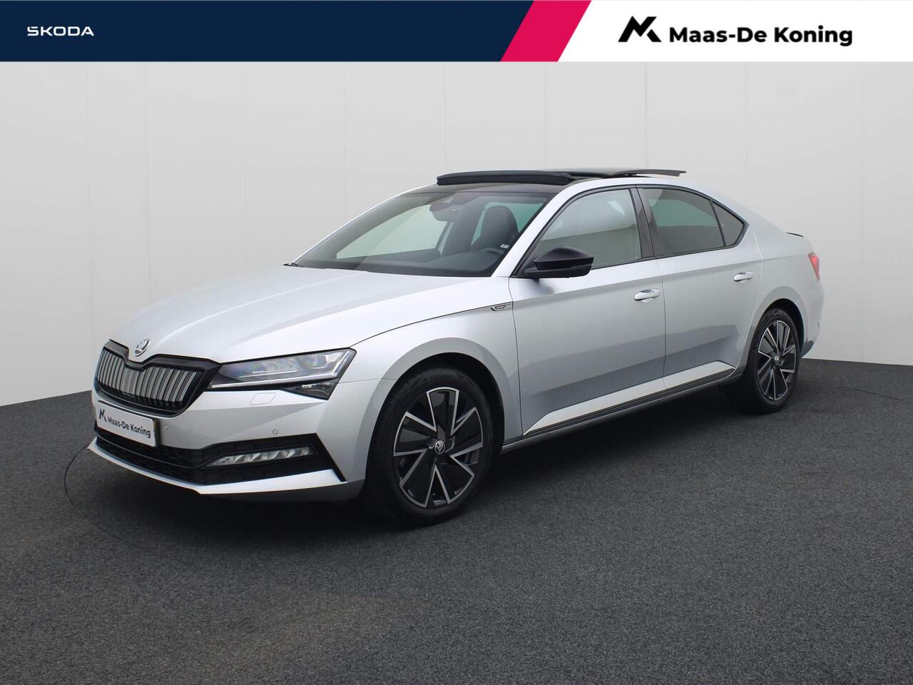 Skoda SUPERB 1.4 TSIiV 160kW/218PK Sportline DSG · Panoramadak · Navigatie · Leder/Alcantra · Garantie tot juni 2028 of 100000