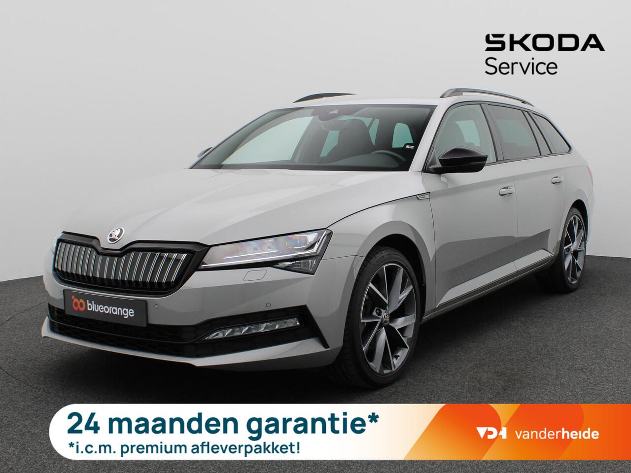 Skoda SUPERB Combi 1.4 TSI iV Sportline Business Trekhaak wegklapbaar, Elek. achterklep, Stoel-Stuurverwarming, Navi, Adaptive Cruise Control, Keyless, 19" Vega LMV, Keyless