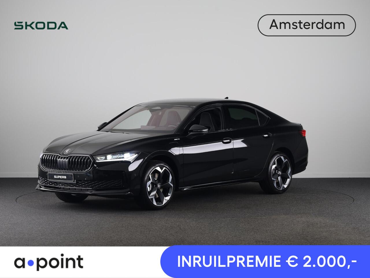 Skoda SUPERB Sportline Business PHEV 1.5 TSI 204 pk 6 versn. DSG | Travel Assist Plus Sportline | Trekhaak wegklapbaar | Winterpakket | Lichtmetalen velgen 19 inch Torcular