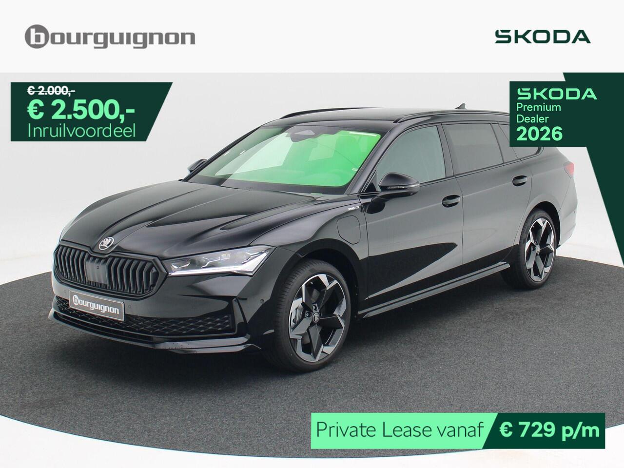 Skoda SUPERB Combi Sportline Business 1.5 TSI PHEV 204 PK | Panoramadak | Head-up display | Trekhaak | 360 camera | Stoelverwarming vóór en achter