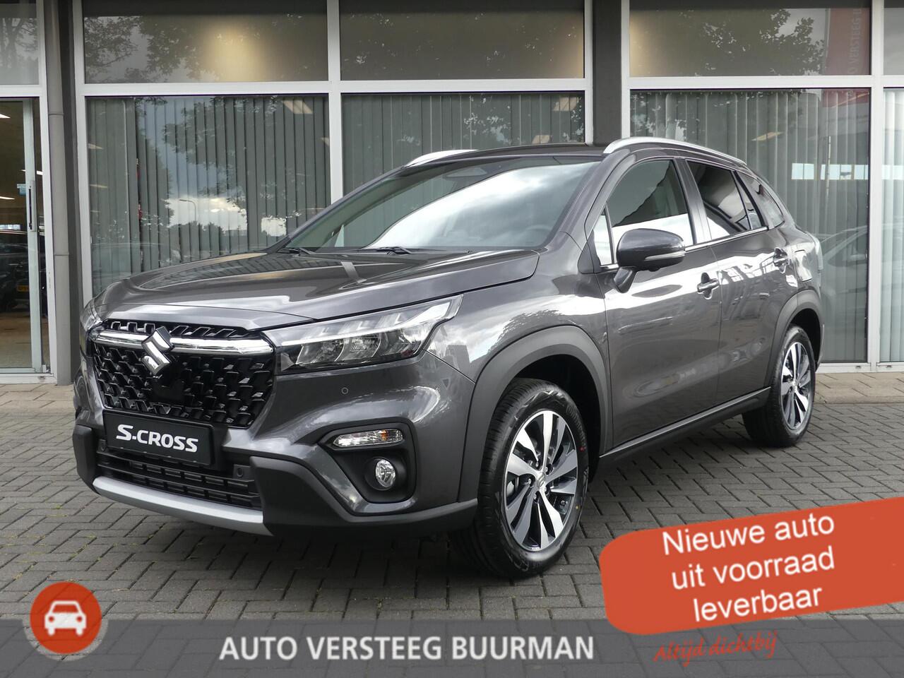 Suzuki S-Cross 1.4 Boosterjet Style Smart Hybrid NIEUWE AUTO, UIT VOORRAAD LEVERBAAR S-Cross Stijl uitvoering, 360 Camera, Climate control, Adaptive Cruise Control, Apple Carplay / Android Auto