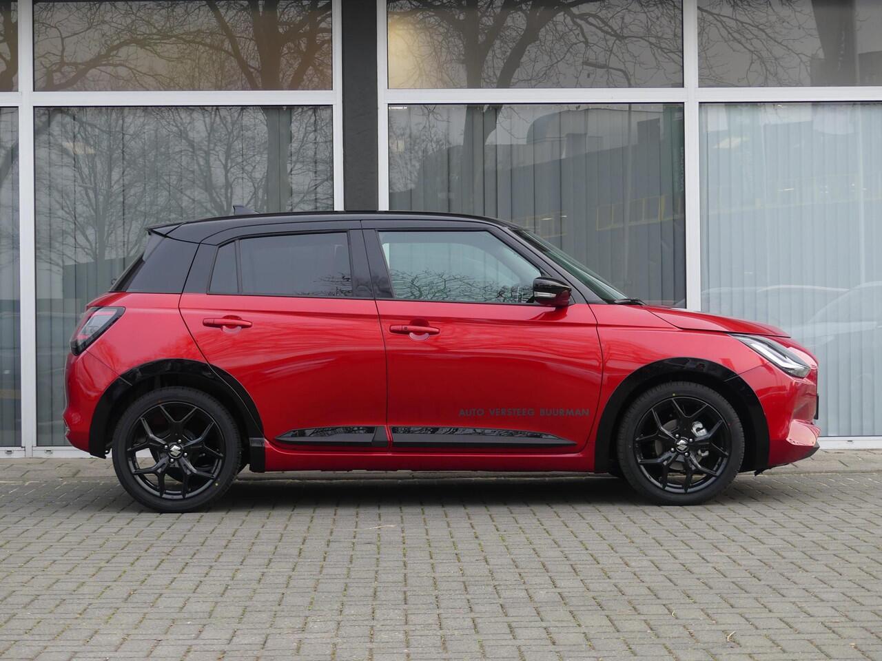 Suzuki SWIFT 1.2 Style Smart Hybrid GT Styling-pakket, 17" Velgen, 6 jaar fabrieksgarantie! Stijl uitv., Adaptive Cruise Control, Navigatie, Apple CarPlay Android Auto.