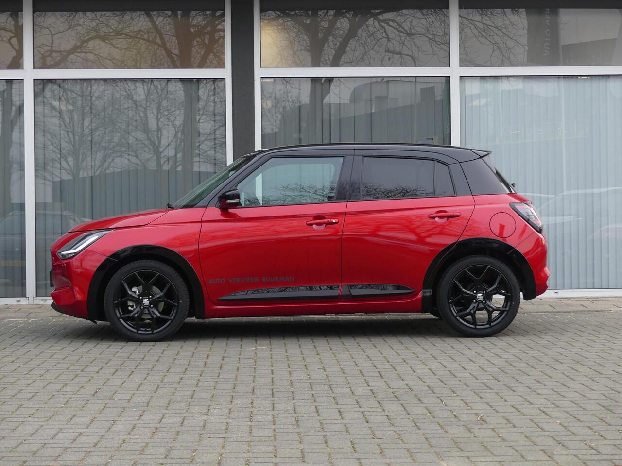 Suzuki SWIFT 1.2 Style Smart Hybrid GT Styling-pakket, 17" Velgen, 6 jaar fabrieksgarantie! Stijl uitv., Adaptive Cruise Control, Navigatie, Apple CarPlay Android Auto.
