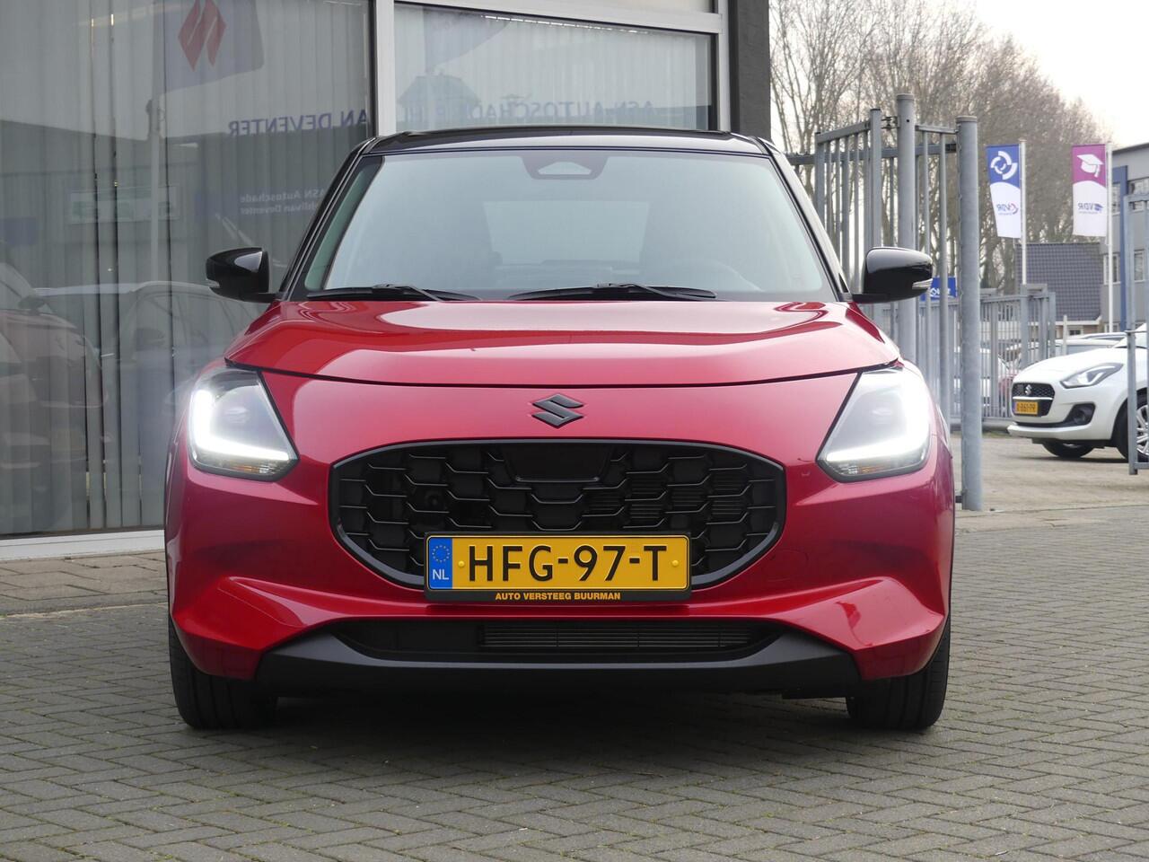 Suzuki SWIFT 1.2 Style Smart Hybrid GT Styling-pakket, 17" Velgen, 6 jaar fabrieksgarantie! Stijl uitv., Adaptive Cruise Control, Navigatie, Apple CarPlay Android Auto.
