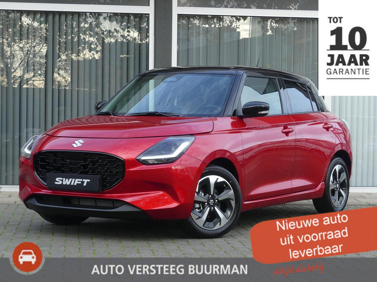 Suzuki SWIFT 1.2 Style Smart Hybrid Nieuw uit voorraad leverbaar, 6 jaar fabrieksgarantie,
