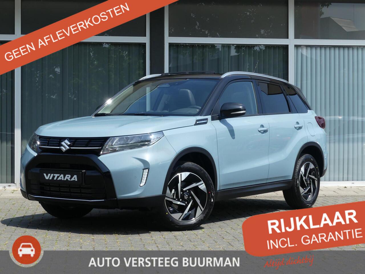 Suzuki VITARA 1.4 Boosterjet Style Smart Hybrid 6 jaar garantie! Panoramadak, Nieuwe Auto uit voorraad leverbaar!