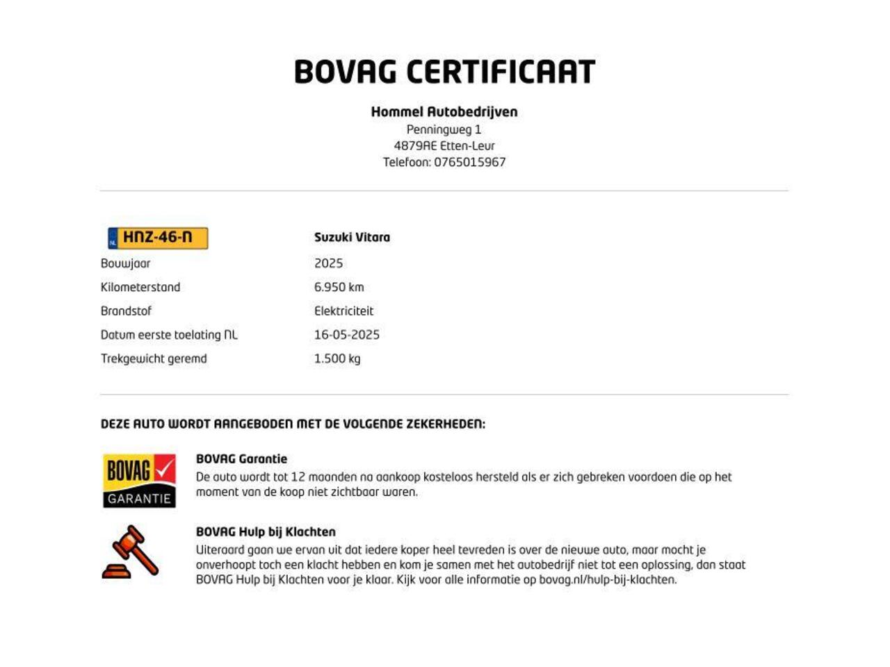 Suzuki VITARA 1.4 Boosterjet Style Smart Hybrid - APPLE CARPLAY/ANDROID AUTO - VOORSTOELEN VERWARMD - AFNEEMBARE TREKHAAK (1500KG GEREMD) - ADAPTIEVE CRUISE CONTROL - DODEHOEKDETECTIE - PANORAMADAK - KEYLESS ENTRY/START - CLIMATE CONTROL - PARKEERSENSOREN VOOR EN ACHTE