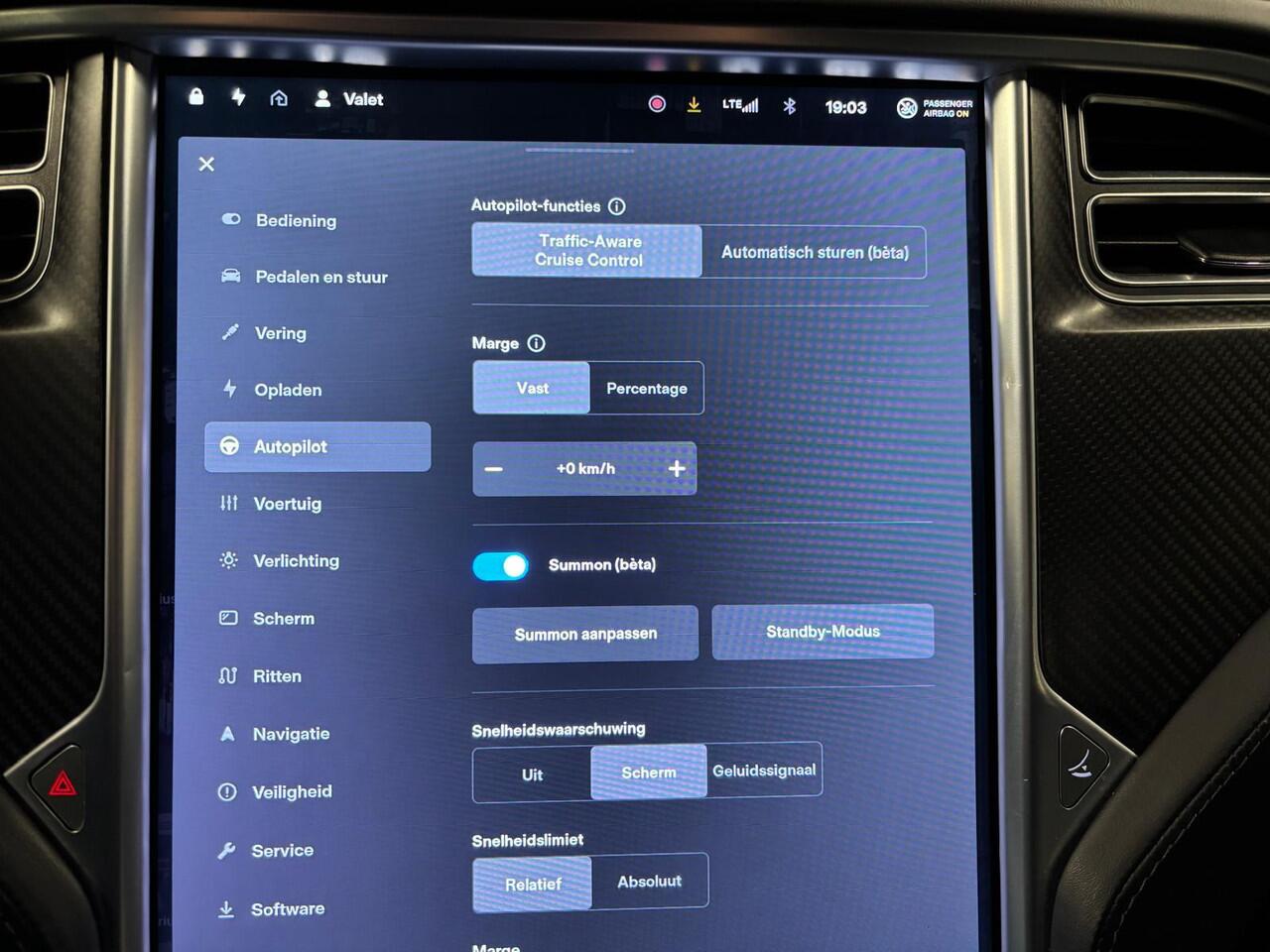 Tesla MODEL S 100D PERFORMANCE P100D 612 PK + 21 INCH | AUTOPILOT | CARBON | SCHUIFDAK| LUCHTVERING