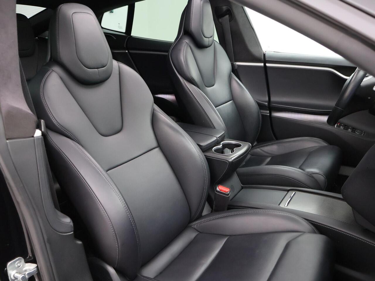 Tesla MODEL S 100D PERFORMANCE P100D 612 PK + 21 INCH | AUTOPILOT | CARBON | SCHUIFDAK| LUCHTVERING