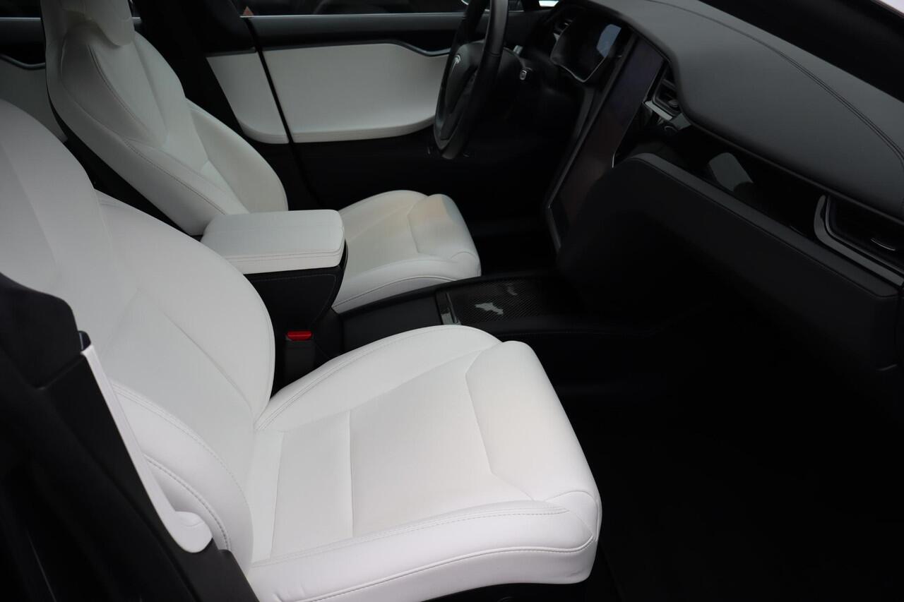 Tesla MODEL S Performance 88% SOH, Cold weahter pakket, Autopilot computer 3.0, CCS Ondersteuning, Wit lederen bekleding