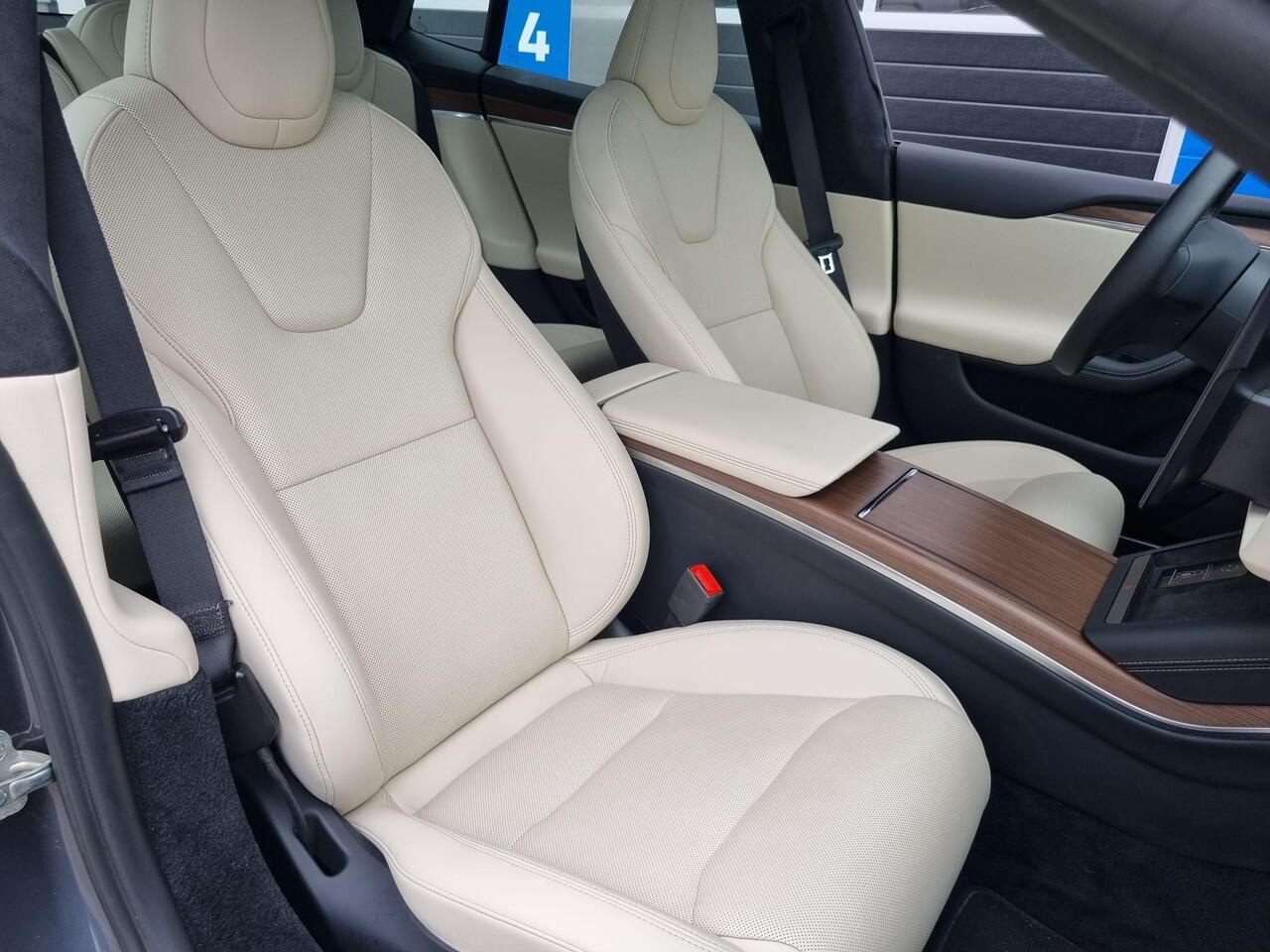 Tesla MODEL S Longe Range / 21" Arachnid / Enhanced Autopilot 4.0 / BTW auto / Creme Premium Interieur