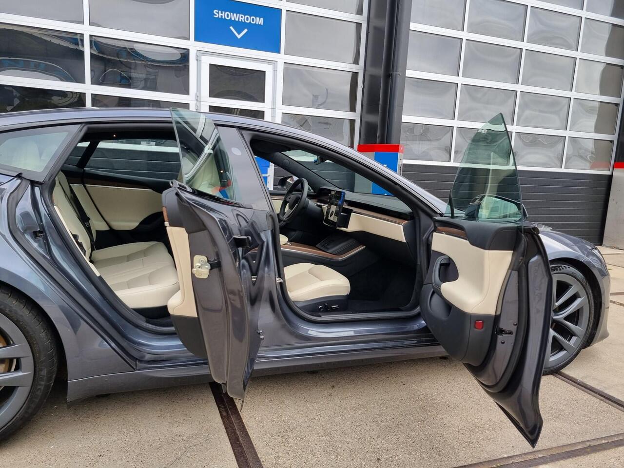 Tesla MODEL S Longe Range / 21" Arachnid / Enhanced Autopilot 4.0 / BTW auto / Creme Premium Interieur