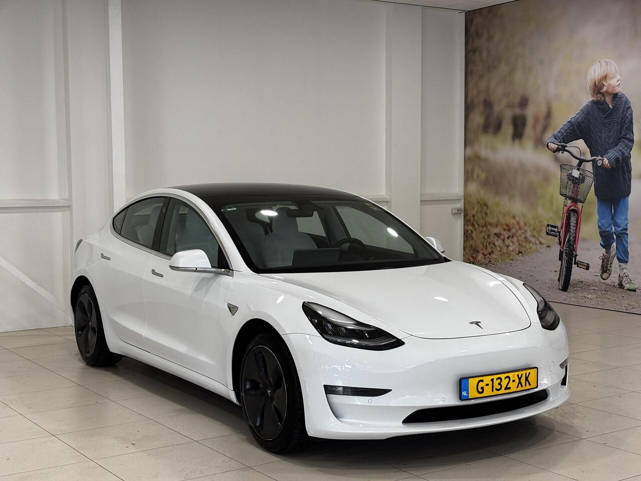 Tesla Model 3 Long Range AWD 75 kWh 87% SOH | Wit leder interieur | Trekhaak | Autopilot |