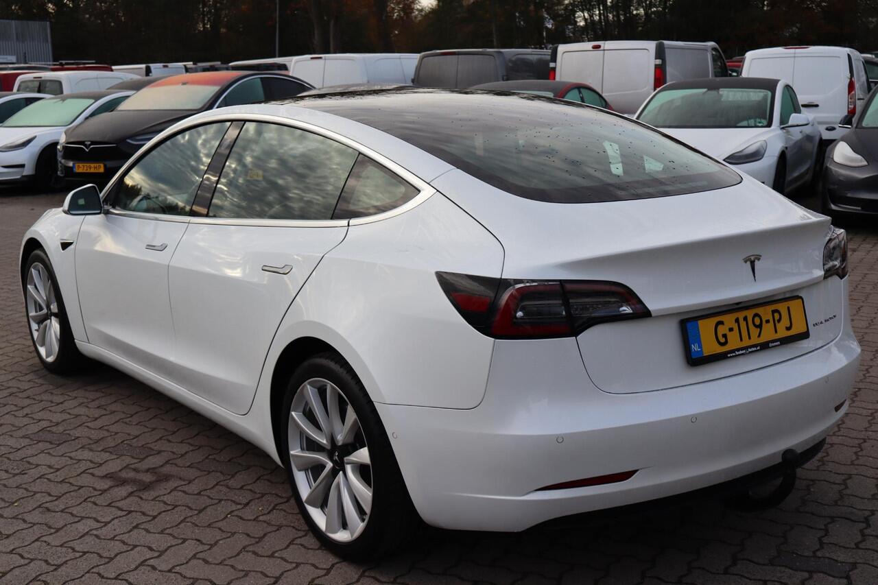 Tesla Model 3 Long Range AWD 75 kWh Autopilot computer 3.0, SOH 90,4%, Panoramadak, Cruise control, Lederen interieur