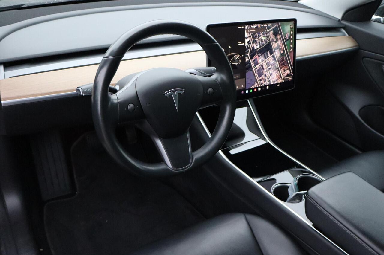Tesla Model 3 Long Range AWD 75 kWh 88,7% SOH, Autopilot computer 3, 360 Camera, Cruise control, Lederen interieur