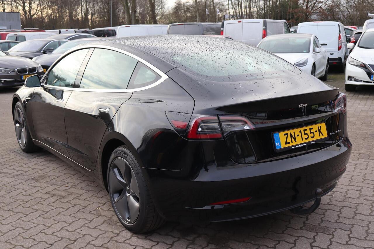 Tesla Model 3 Long Range AWD 75 kWh 88,7% SOH, Autopilot computer 3, 360 Camera, Cruise control, Lederen interieur