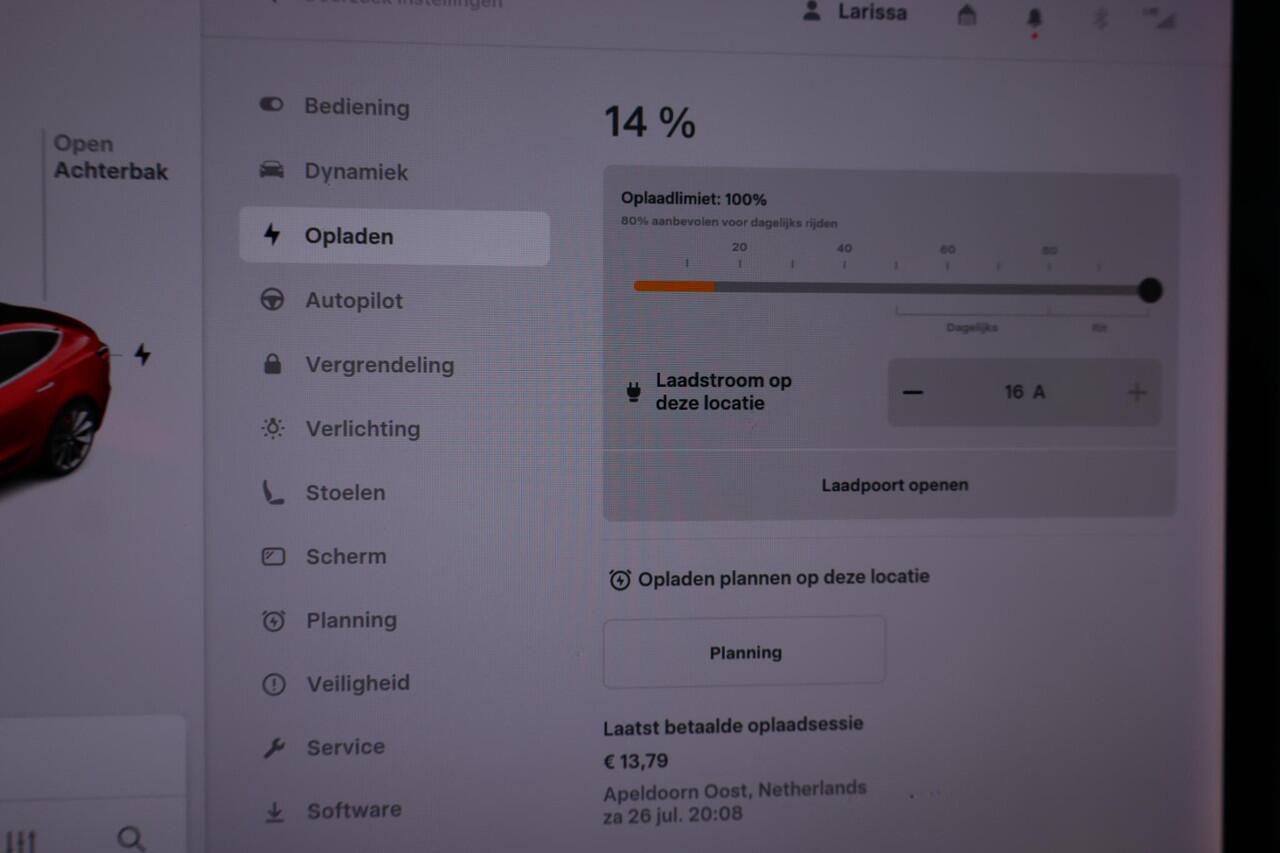 Tesla Model 3 Performance AWD 75 kWh 87,9% SOH, Autopilot computer 3, 360 camera, Lederen interieur