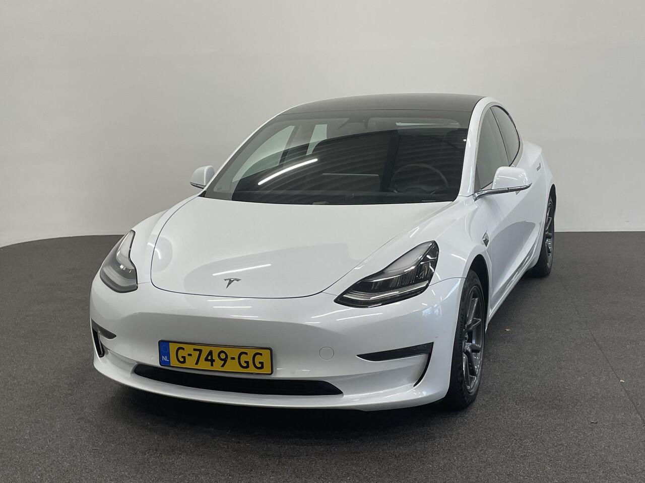 Tesla Model 3 Long Range AWD 75 kWh Panoramadak Navigatie Camera Parkeersensoren Adaptive Cruise Control Full Led Stoelverwarming Climate Control Getinte ramen Lichtmetalen velgen