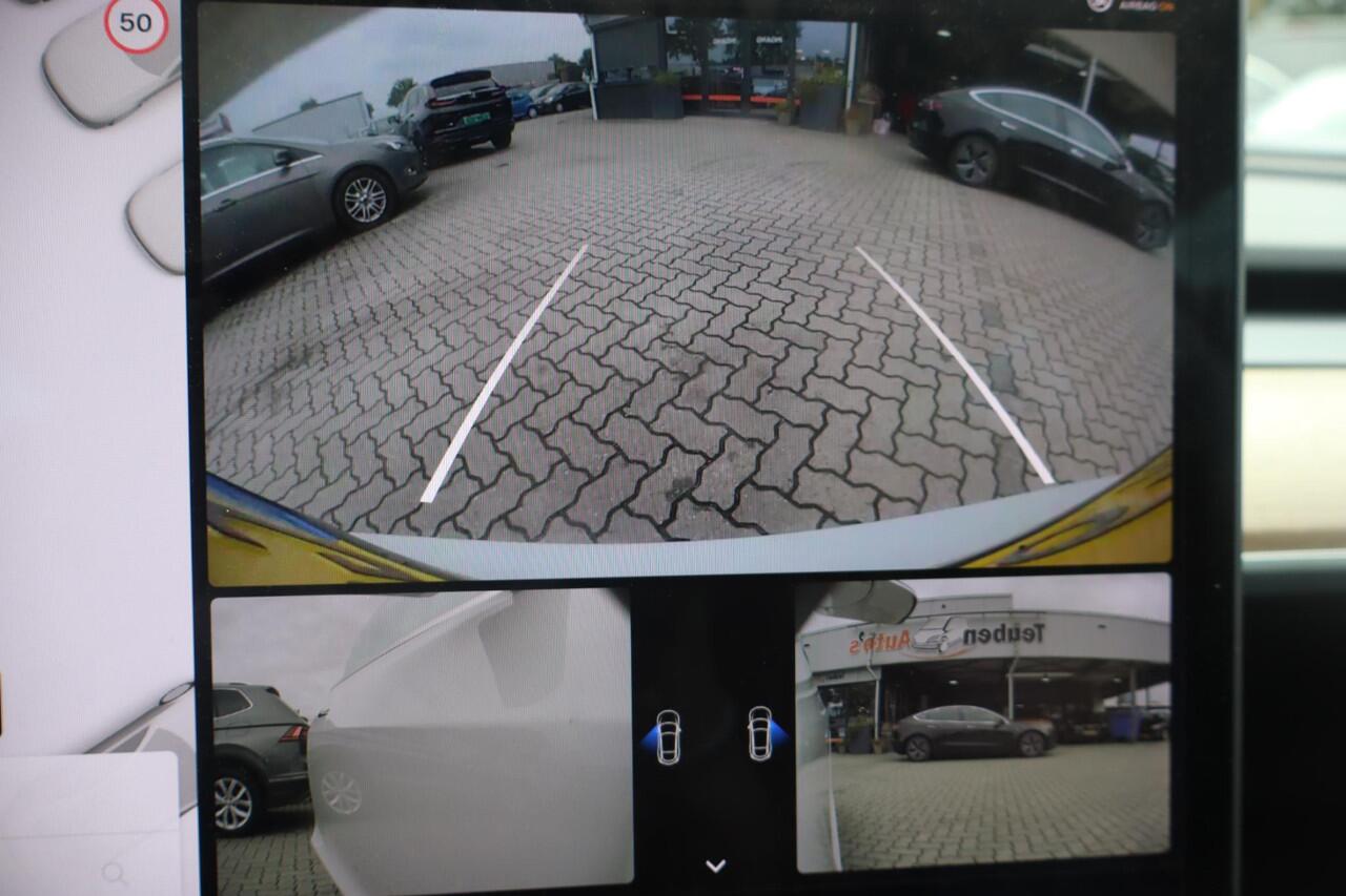 Tesla Model 3 Long Range AWD 75 kWh 90% SOH, (¤15.690,- excl. BTW), Autopilot computer 3.0 , Camera, Panoramadak, Lederen interieur